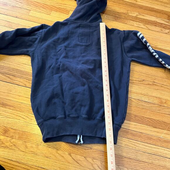 Ecko Unltd Sweatshirt Mens Small Full Zip Fleece Blue Pockets Hoodie Y2K Vintage - Picture 6 of 8